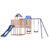 Outdoor Playset Solid Wood Douglas - Ultimate Adventure, Transform your backyard with the durable Outdoor Playset! Made from solid wood, this multi-activity center offers endless fun and lasting strength for your kids