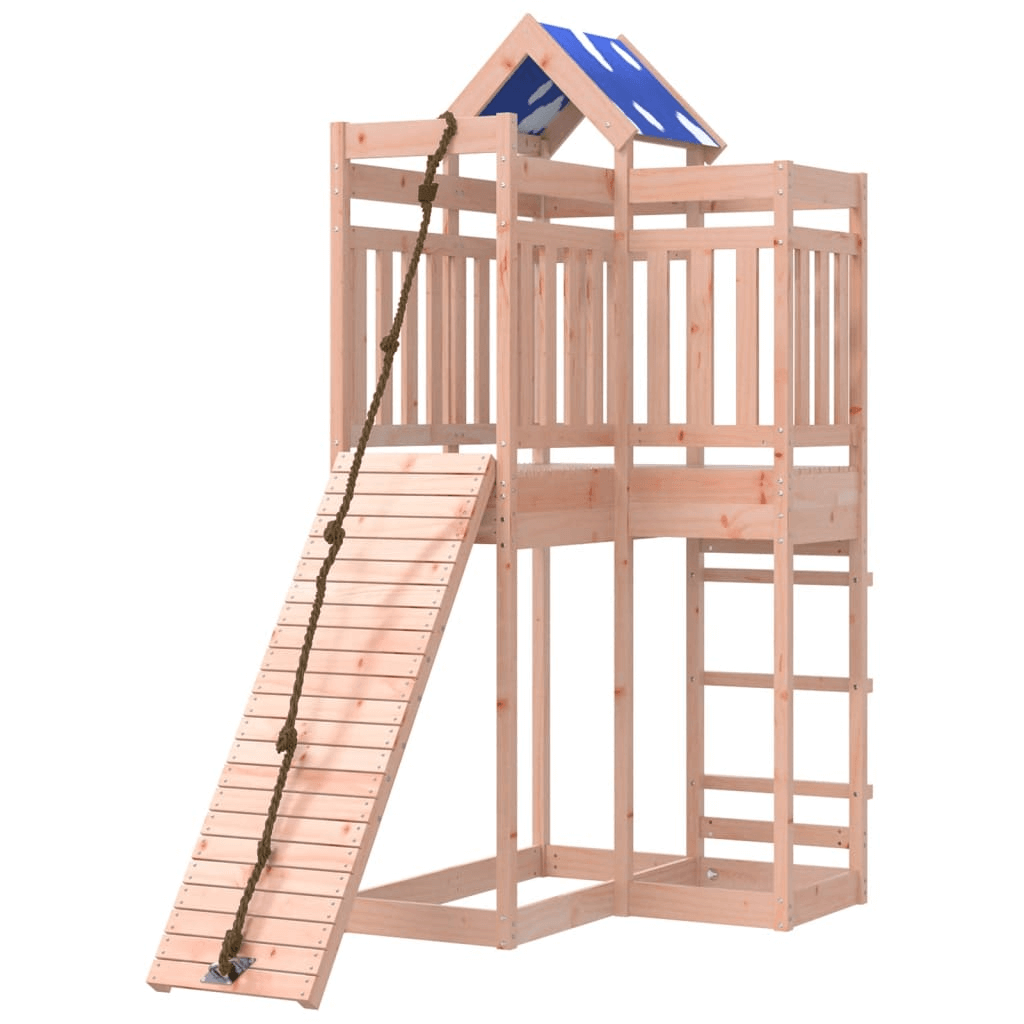 Outdoor Playset Solid Wood Douglas - Safe & Fun, Transform your backyard with our durable Douglas wood playset. Safe, stylish, and perfect for imaginative adventures. Order now!