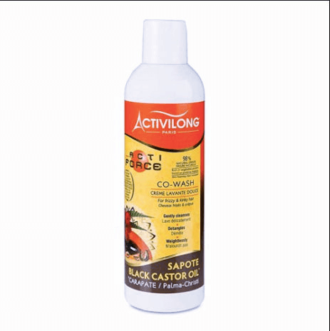 Activilong Black Castor Oil Co-Wash 240ml, Nourish your curly & fine hair daily with Activilong Black Castor Oil Co-Wash. Gentle cleansing with 98% natural ingredients.