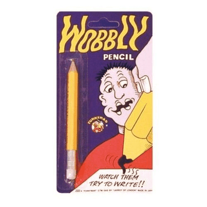 Funnyman Wobbly Pencil – Hilarious Gag Gift, Discover the Funnyman Wobbly Pencil, a hilarious gag gift perfect for pranks and laughs. Durable design ensures endless fun for friends and colleagues.