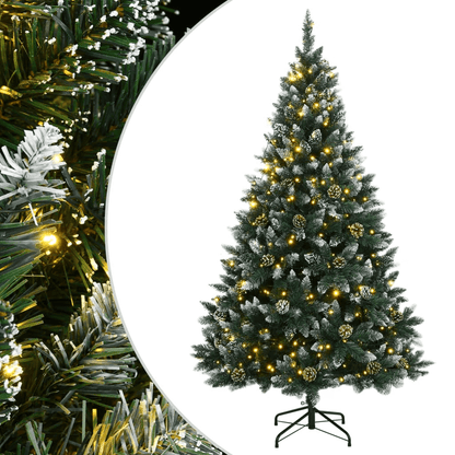 Realistic 150 cm LED Christmas Tree, Illuminate your holidays with our 150 cm artificial Christmas tree. Lifeline PVC & 150 energy-efficient LEDs included.