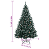 Realistic 150 cm LED Christmas Tree, Illuminate your holidays with our 150 cm artificial Christmas tree. Lifeline PVC & 150 energy-efficient LEDs included.