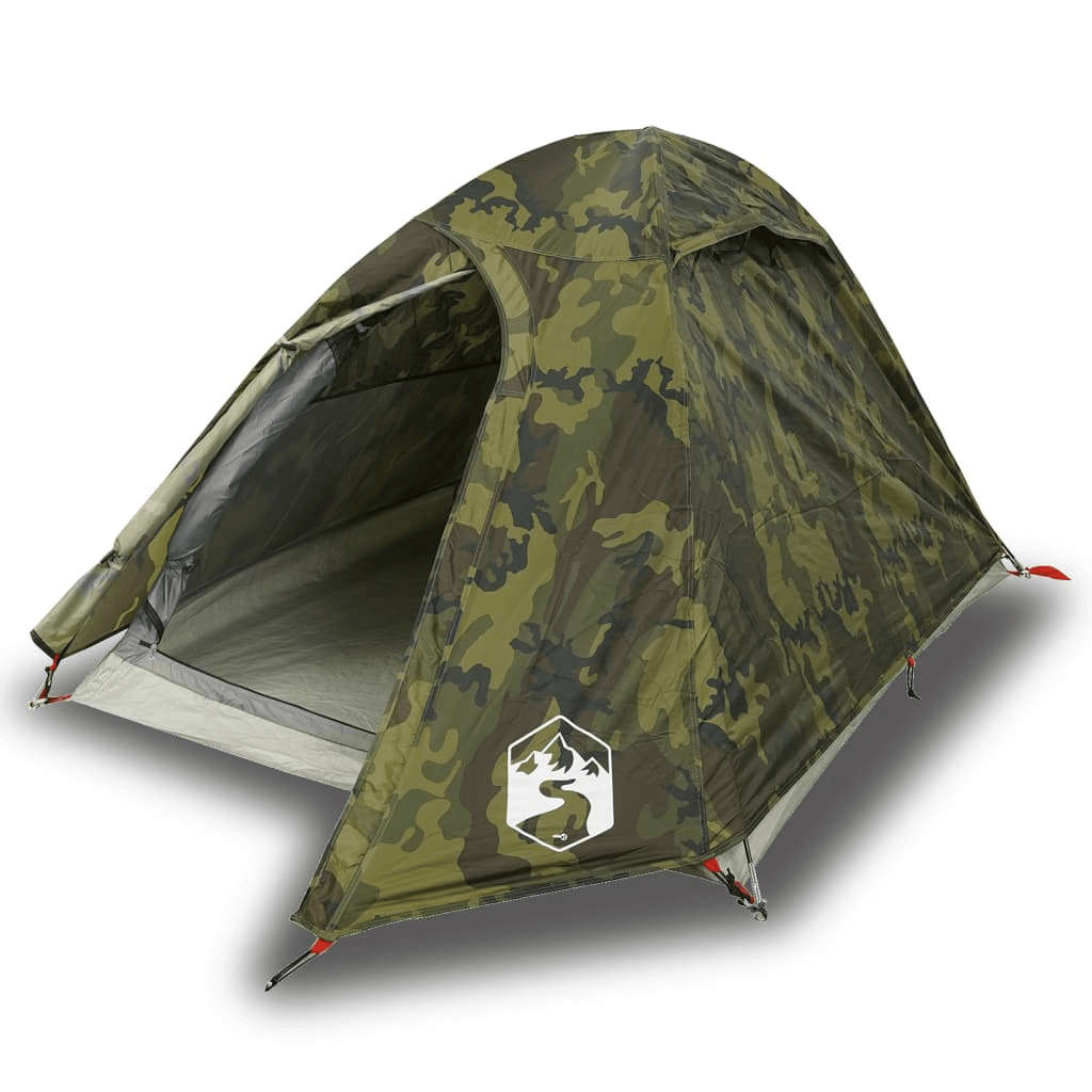 2-Person Waterproof Camping Tent - Camouflage, Discover the 2-Person Camping Tent Dome with its waterproof and lightweight design. Perfect for blending into nature while providing comfort and durability.