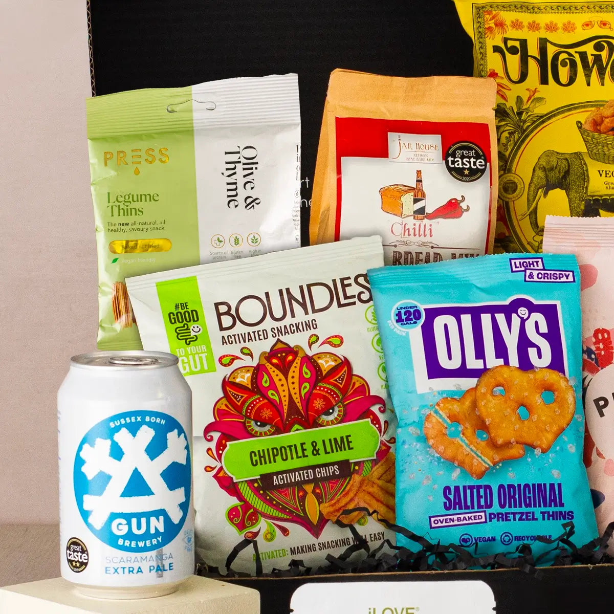 Ultimate Vegan Man Box: Vegan Beer and Snack Hamper | Perfect Vegan Gift