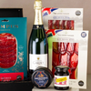 Luxurious Champagne, Charcuterie, and Cheese Hamper - Perfect Gourmet Gift for All Occasions