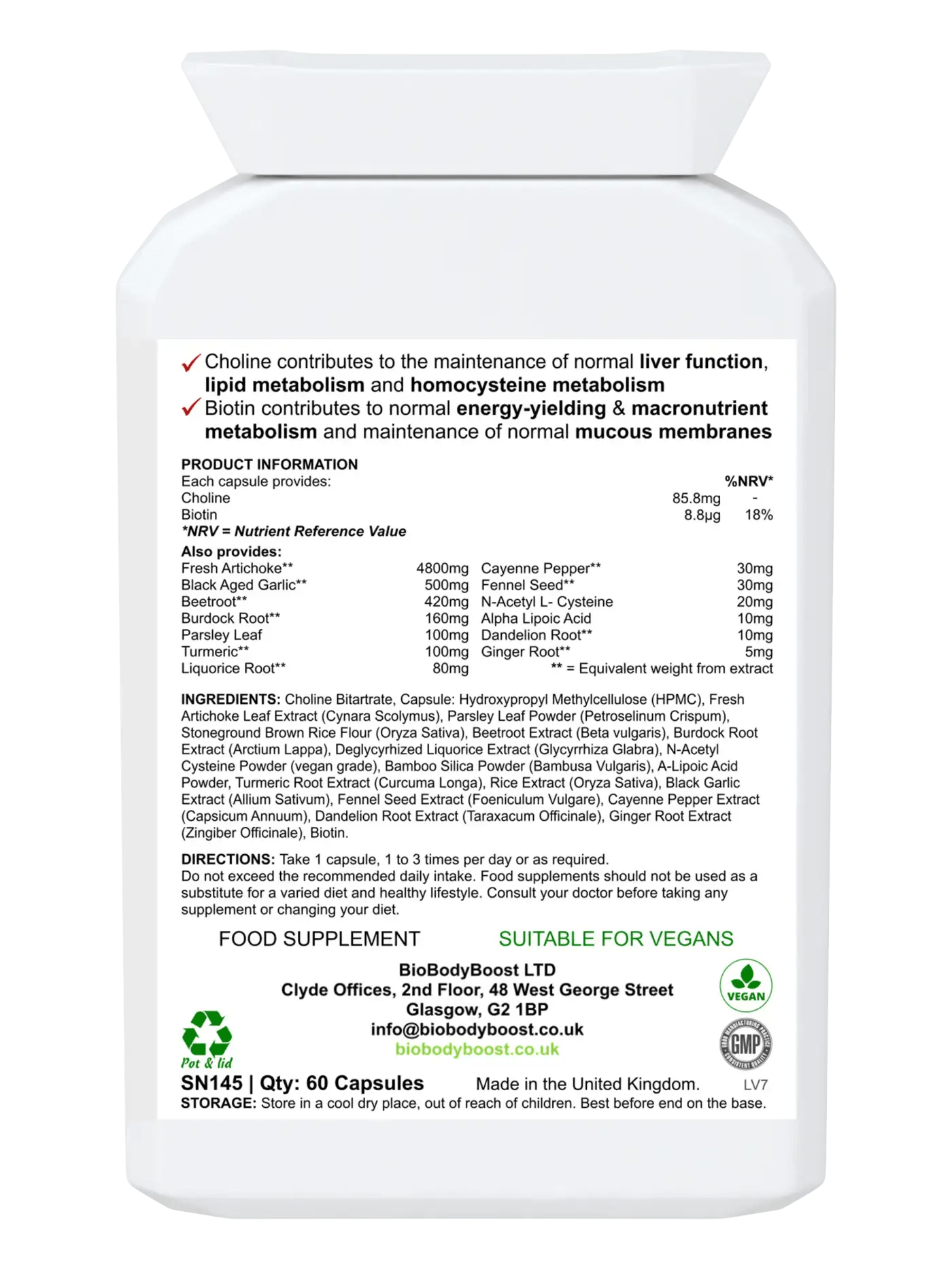 BioHep - Herbal Blend for Liver Function Support | Natural Detox & Health Supplement - Enhance Your Liver Health Naturally