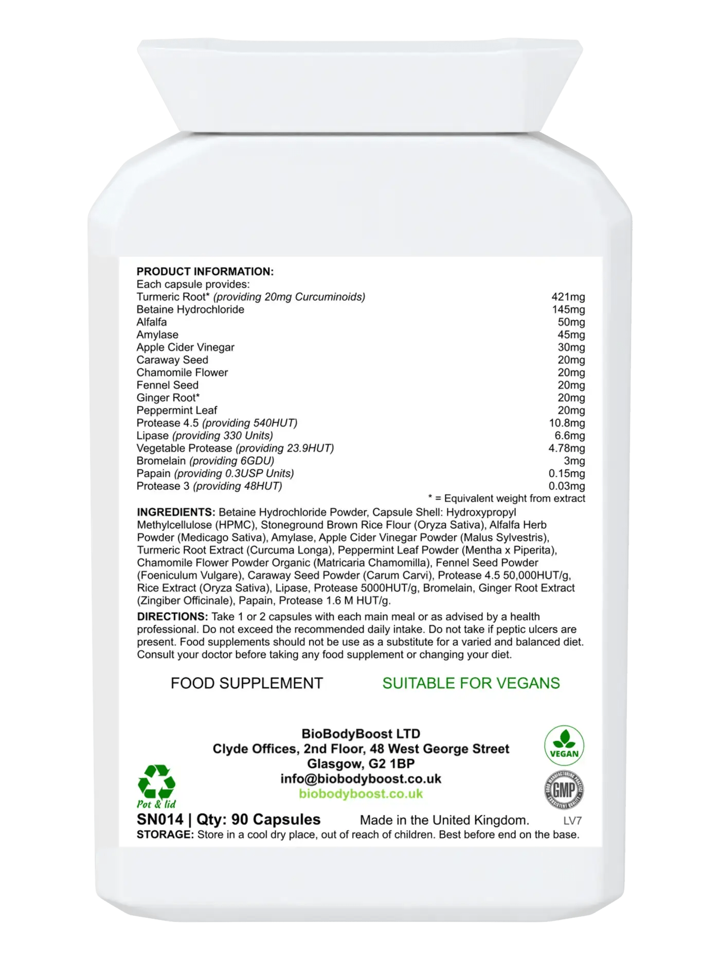 EnzymeXtreme - Premium Plant-Derived Digestive Enzymes for Optimal Gut Health | Vegan & Kosher