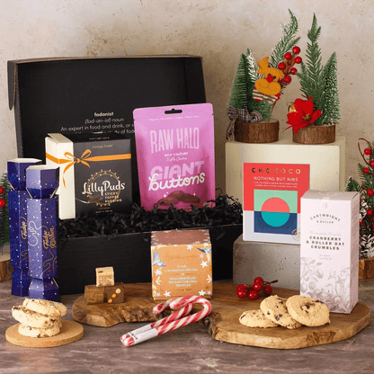 Festive Sweet Treats Gift Box - Perfect Holiday Gift, Delight in artisan goodies with our Festive Sweet Treats Gift Box. Ideal for spreading Christmas cheer and sweet moments.