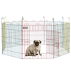 PawHut Eight-Panel Pet Playpen - Indoor & Outdoor Use, Versatile, durable pet playpen with customizable shapes and secure door access for indoor and outdoor fun. Perfect for keeping pets safe!