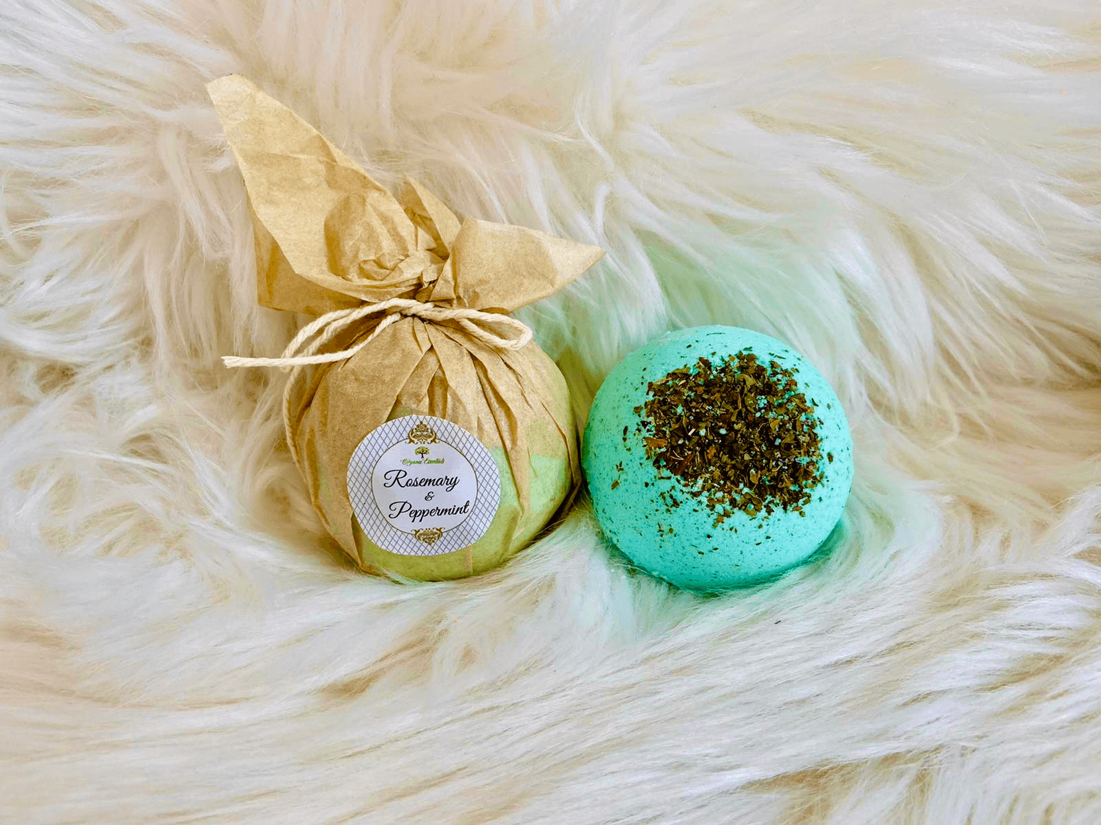 Therapeutic Bath Bomb - Rosemary & Peppermint Essential Oils, Relax, Replenish, and Enjoy with our Therapeutic Bath Bomb, Transform your bath routine into a soothing and invigorating ritual with our Therapeutic Bath Bomb