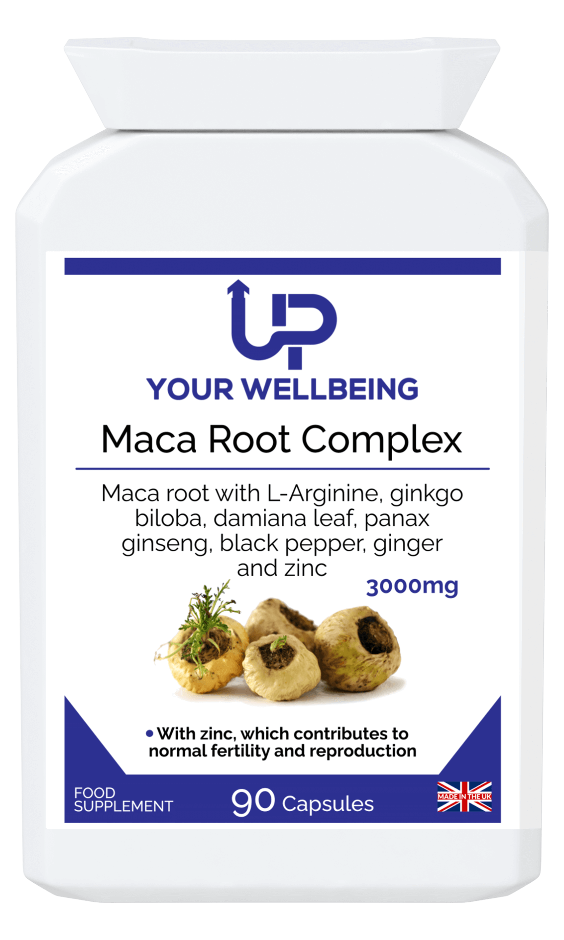 Maca Root Complex - Enhance Sexual Health & Fertility, Elevate wellness with Maca Root Complex: boosts energy, libido, and fertility with herbs & minerals.