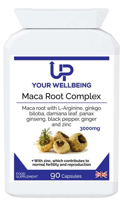 Maca Root Complex - Enhance Sexual Health & Fertility, Elevate wellness with Maca Root Complex: boosts energy, libido, and fertility with herbs & minerals.