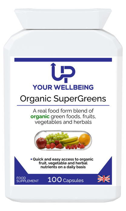 Organic SuperGreens Supplement - Boost Health Naturally, Boost energy, immunity & digestion with 100% organic fruits, vegetables & herbs in every capsule. Enjoy the power of natural superfoods today.