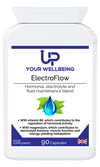 ElectroFlow - Advanced Electrolyte & Hormone Support, Boost energy and fluid balance with ElectroFlow's herbal blend, Vitamin B6 & Magnesium. 90 vegan capsules for optimal metabolism and hormone support.