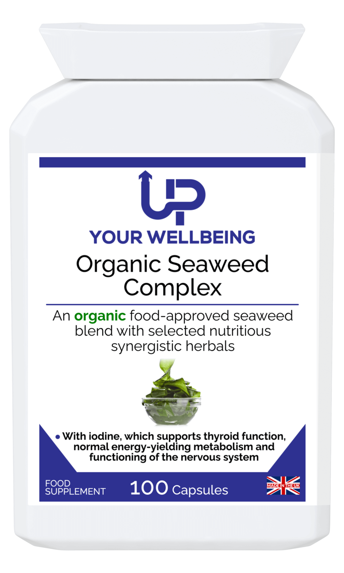 Organic Seaweed Complex | 100% Organic & Kosher, Discover our nutrient-rich Organic Seaweed Complex with seaweed, vegetables, and herbs. Ideal for vegans, high in iodine. Shop now!