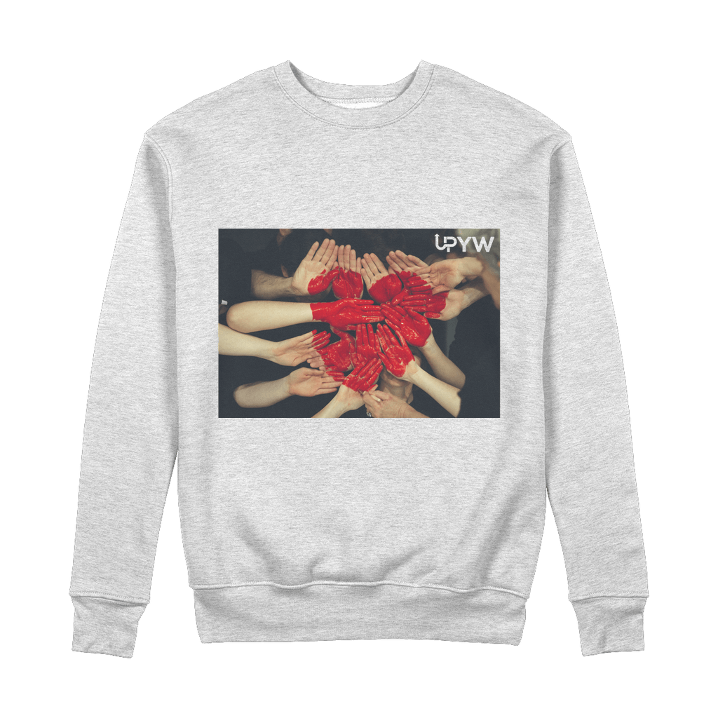 Organic Cotton Sweatshirt by Heart & Hands Upgrade with Heart and Hands' Organic Cotton Sweatshirt. Sustainable, soft, and stylish—perfect for an eco-friendly fashion statement.