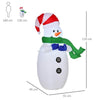 4ft LED Inflatable Snowman - Festive Christmas Decor, Brighten your holidays with this 4ft LED Snowman. Perfect for outdoor festive decor, durable, and easy to set up!