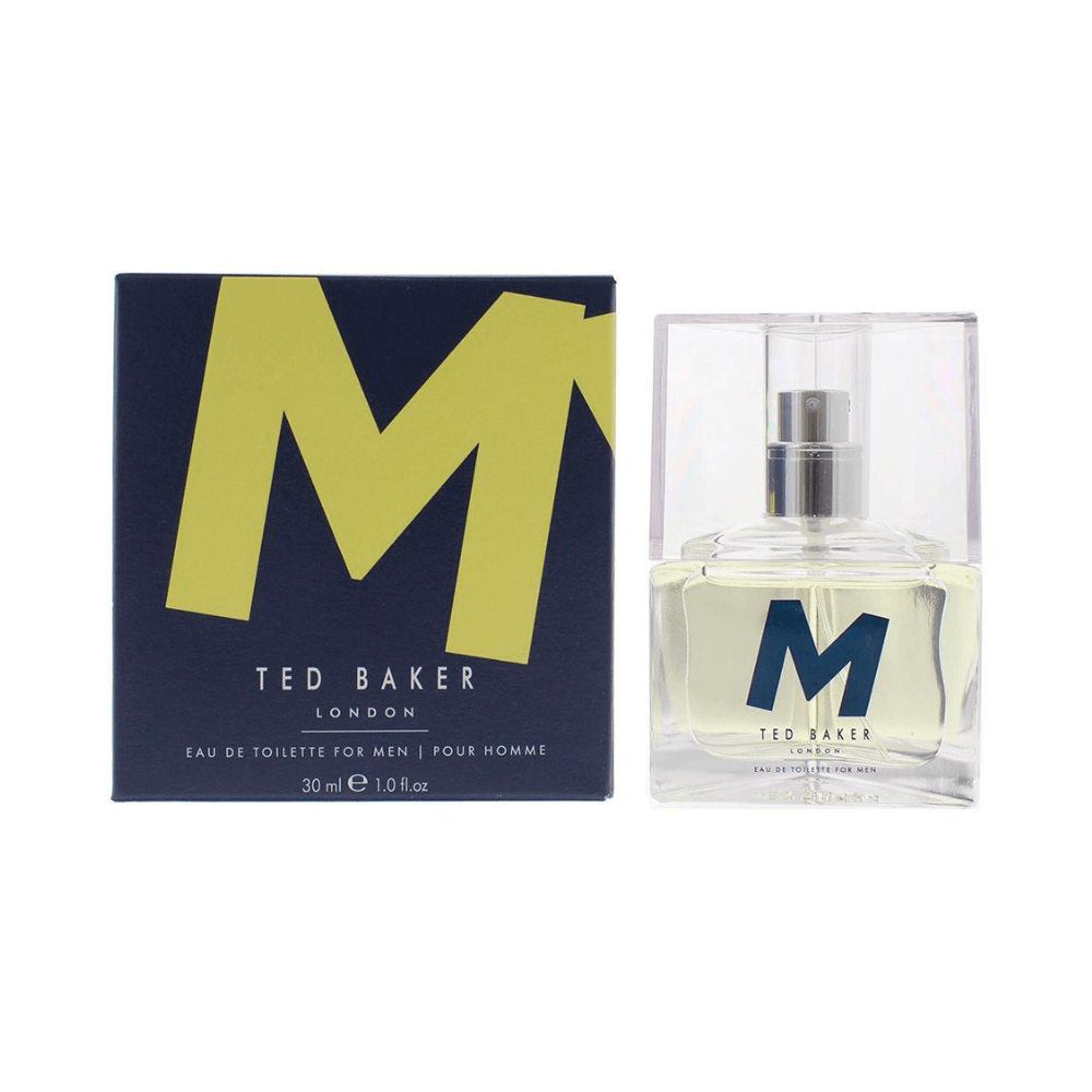 Ted Baker M Eau de Toilette Spray 30ml, Discover Ted Baker M, a fresh and masculine eau de toilette with zesty citrus notes. Perfect for the modern man's sophisticated style.