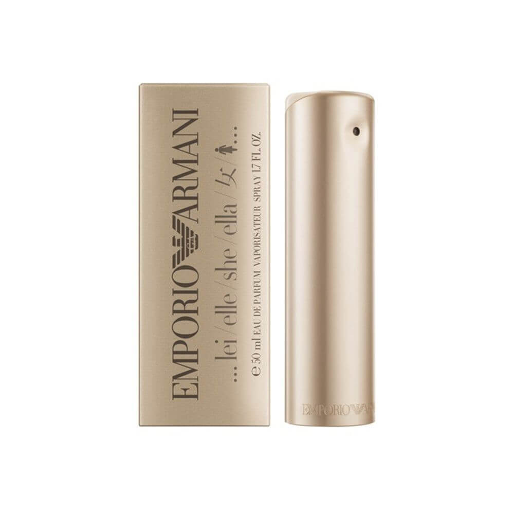 Emporio Armani She Eau de Parfum 50ml - Floral Essence, Discover the enchanting Emporio Armani She Eau de Parfum. A perfect blend of floral heliotrope and juicy pear for a tender, sensual experience.