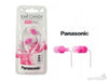 Panasonic Pink Earphones - Stylish Sound & Vibrant Colors, Discover Panasonic RP-HJE100E-P Pink Earphones. Enjoy style and superior sound with comfort in 5 vibrant colors.