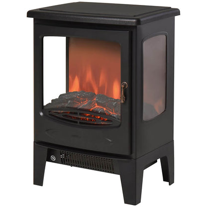 Cozy Glow: 1800W Electric Fireplace Heater, Stay warm with HOMCOM's safe, flame-free 1800W fireplace heater. Ideal for homes with kids and pets.