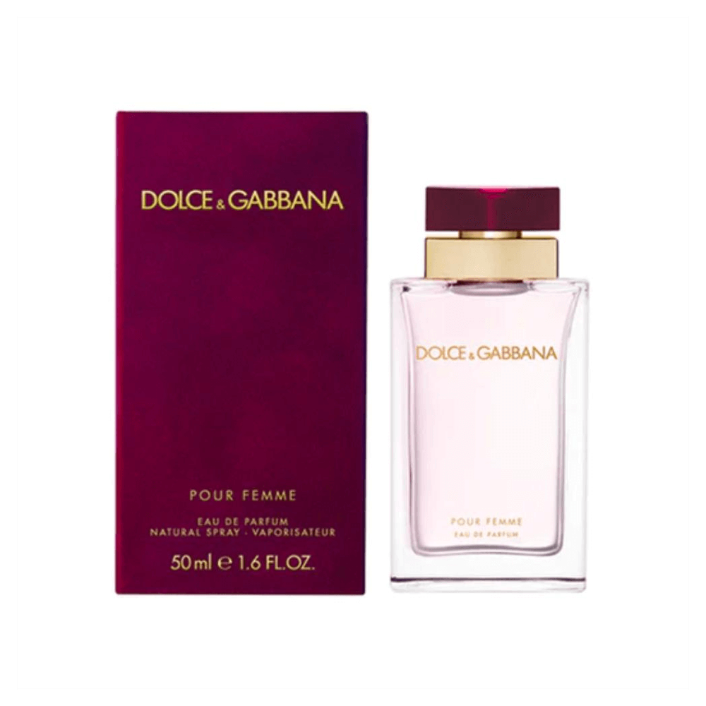 Timeless Elegance: Dolce & Gabbana Pour Femme 50ml, Discover the sensuality of Dolce & Gabbana Pour Femme Eau de Parfum, a floral oriental fragrance in a 50ml spray for the sophisticated woman.