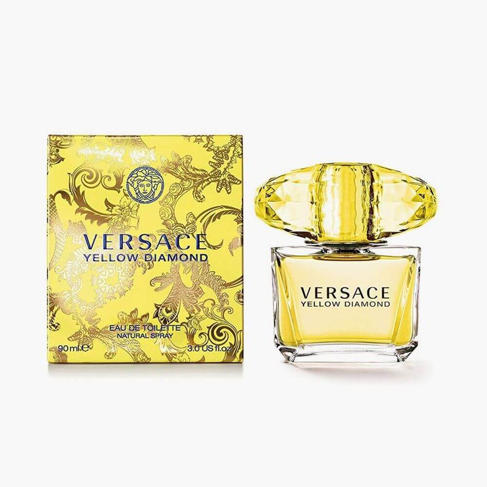 Versace Yellow Diamond Eau De Toilette - 90ml, Discover Versace Yellow Diamond, a floral fragrance for women with notes of citron, pear, and amber wood. Elegantly crafted in Italy.