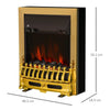 Realistic LED Flame Electric Fireplace 2000W, Enhance your home with this electric fireplace, offering a cozy coal effect and stylish LED lighting. Durable and easy to maintain.