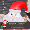 4ft LED Inflatable Santa Claus - Holiday Yard Decor, Bring holiday cheer with a 4ft LED Santa, perfect for creating a festive atmosphere indoors or outdoors.