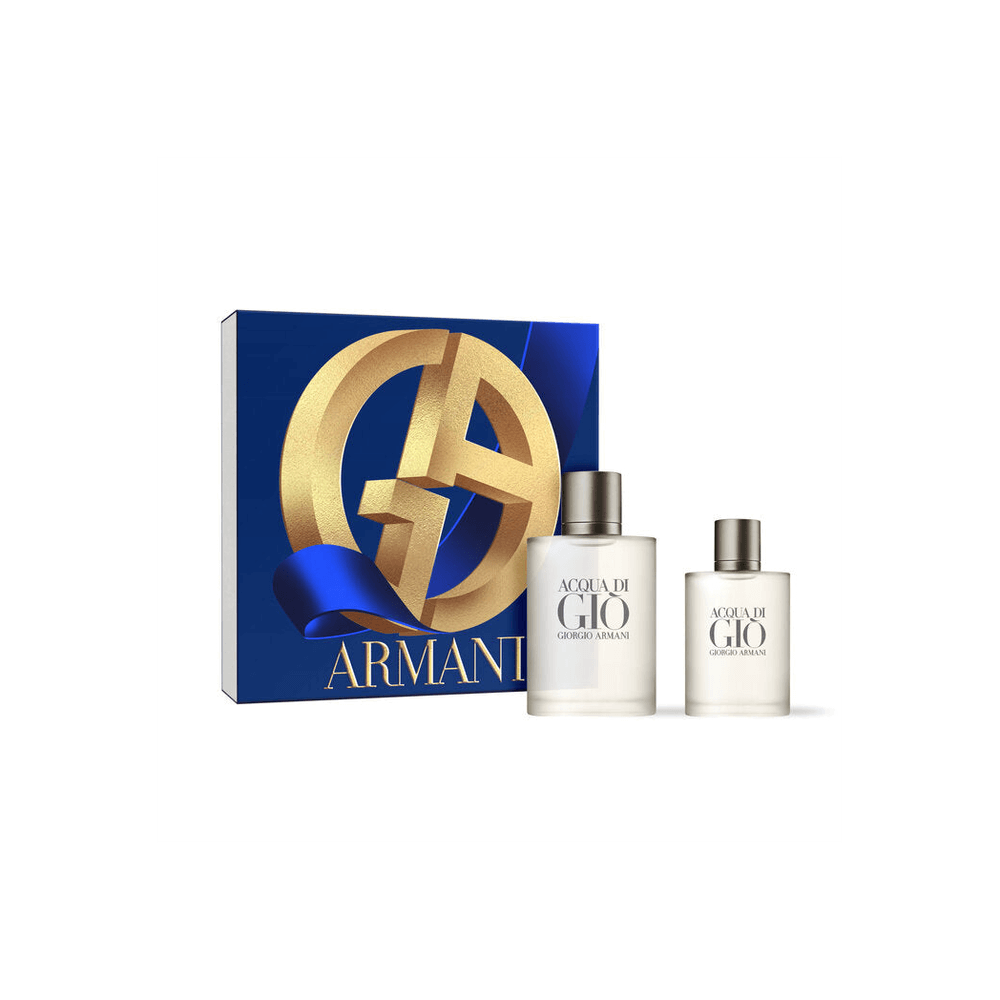 Armani Acqua Di Gio Men's Duo 60ml Eau De Toilette, Discover fresh elegance in Armani Acqua Di Gio 30ml Duo. Ideal choice for the modern man on the move. Iconic fragrance in convenient sizes.