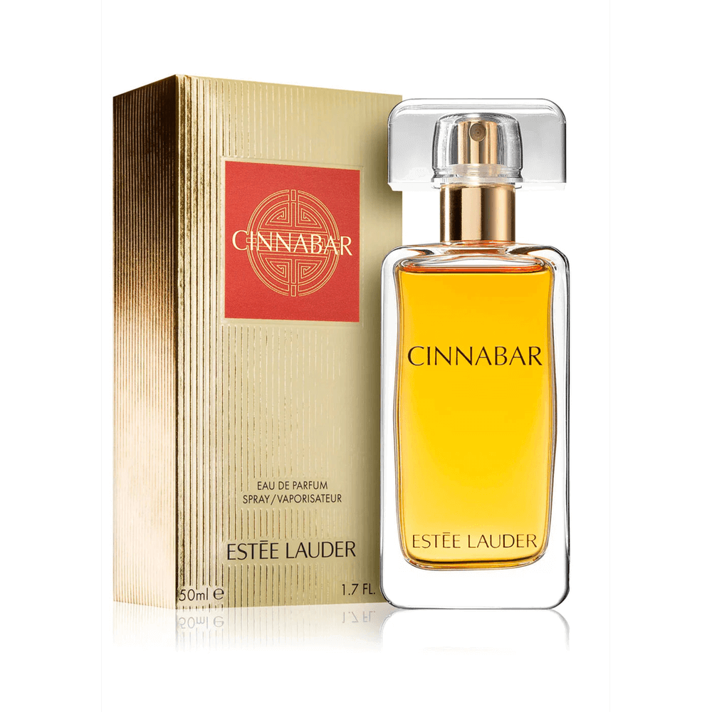 Estee Lauder Cinnabar Eau de Parfum 50ml, Discover Estee Lauder Cinnabar 50ml, a rich, exotic fragrance with a warm, spicy composition—perfect for a touch of timeless allure.