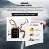 Jaguar Black Eau De Toilette 100ml – Bold Elegance, Experience the dynamism of Jaguar Black 100ml. A scent of zesty orange, green apples, & mandarin for men radiating confidence.