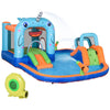 Kids Inflatable Bouncy Castle - Outsunny, Discover the Outsunny Kids Inflatable Bouncy Castle for endless fun! Includes slide, water pool, trampoline & more. Fast setup for active play.