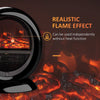 Chic 1500W Electric Fireplace Heater | HOMCOM, Stay warm this winter with the HOMCOM 1500W electric fireplace, featuring a rotatable head and overheat protection for safe, cozy comfort.