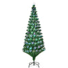 6FT LED Christmas Tree with Star Topper & Lights, Illuminate your home with the 6FT Multicoloured LED Christmas Tree featuring 230 fibre optic lights and a star topper. Perfect for a vibrant, festive display.