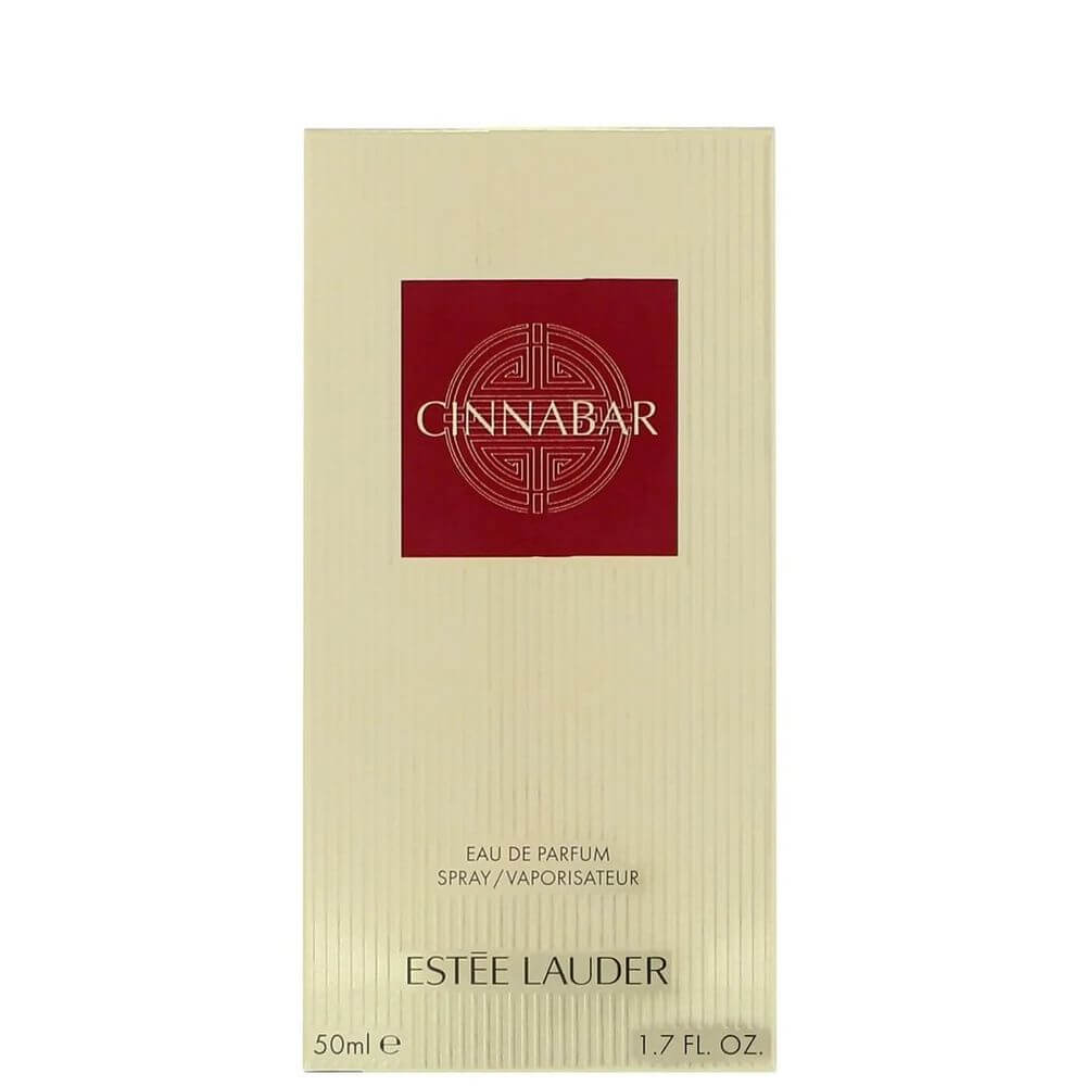 Estee Lauder Cinnabar Eau de Parfum 50ml, Discover Estee Lauder Cinnabar 50ml, a rich, exotic fragrance with a warm, spicy composition—perfect for a touch of timeless allure.