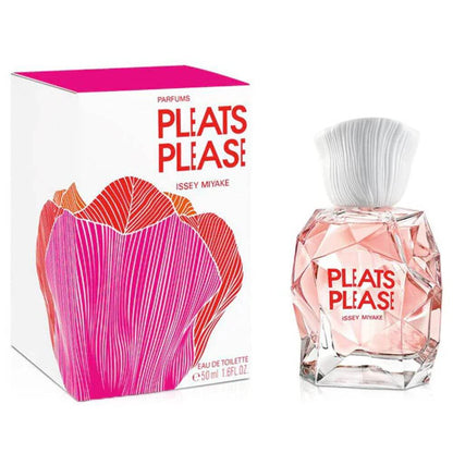 Issey Miyake Pleats Please 50ml EDT, Discover effortless elegance with Pleats Please Eau De Toilette. A fragrance embodying versatile and playful modern femininity.