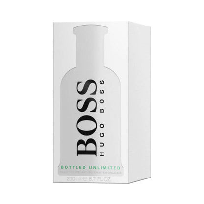 Boss Bottled Unlimited EDT 200ml by Hugo Boss, Experience the invigorating scent of Boss Bottled Unlimited by Hugo Boss, a 200ml Eau De Toilette for men with a refreshing mint burst.