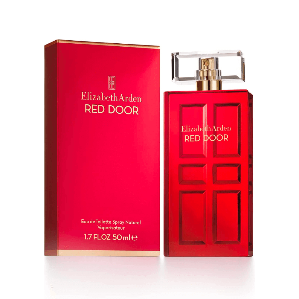 Elizabeth Arden Red Door: Timeless Luxury in 50ml, Experience the elegance of Elizabeth Arden Red Door Eau de Toilette. Luxurious women's fragrance features captivating ylang-ylang, red rose, and wild violets.