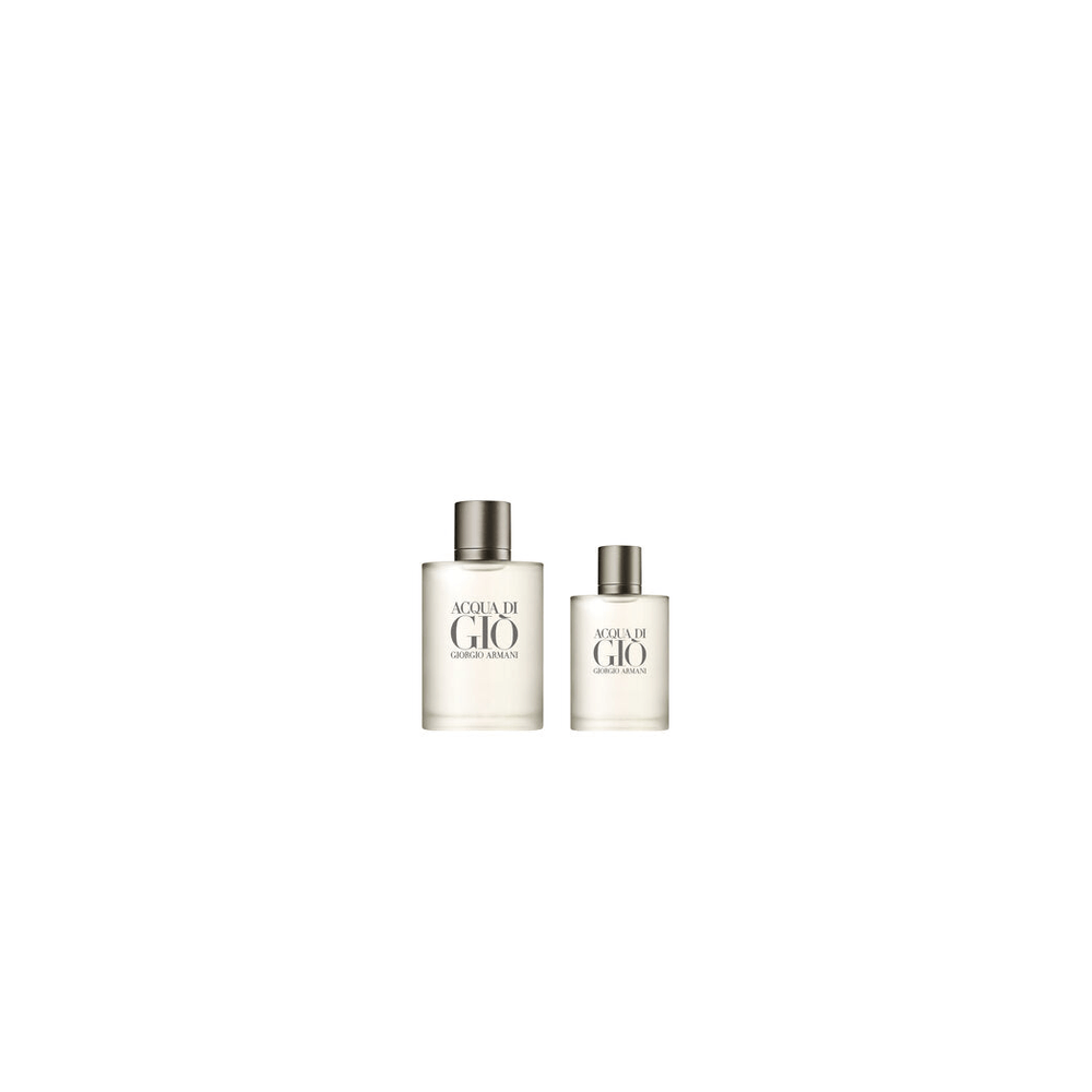 Armani Acqua Di Gio Men's Duo 60ml Eau De Toilette, Discover fresh elegance in Armani Acqua Di Gio 30ml Duo. Ideal choice for the modern man on the move. Iconic fragrance in convenient sizes.