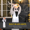 6FT LED Halloween Inflatable Ghost & Pumpkin, Elevate your Halloween with a 6ft inflatable ghost and pumpkin. Durable, water-resistant, and perfect for outdoor decor.