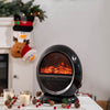 Chic 1500W Electric Fireplace Heater | HOMCOM, Stay warm this winter with the HOMCOM 1500W electric fireplace, featuring a rotatable head and overheat protection for safe, cozy comfort.