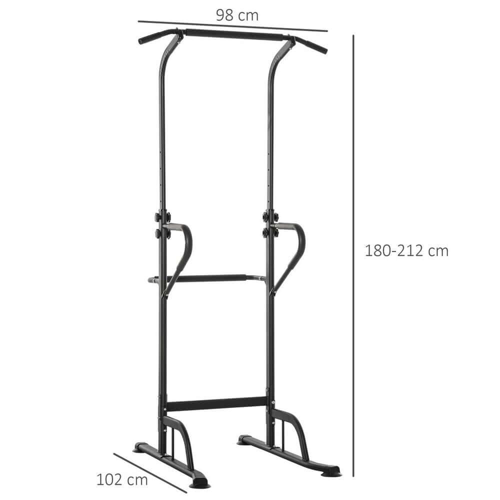 Home Gym Power Tower: Dip, Pull-Up & Push-Up Station, Transform your home gym with our versatile Power Tower for dips, pull-ups, and push-ups. Ideal for all fitness levels!