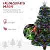 Enchanting 4FT Fibre Optic Christmas Tree, Illuminate your home this season with a 4FT multicoloured fibre optic Christmas tree, featuring vibrant LED lights for a magical festive atmosphere.