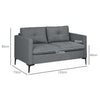 Cosy Modern Loveseat Sofa - Stylish 2 Seater, Discover style and comfort with a 2 seater loveseat, perfect for living room or bedroom bliss. Ideal for cosy evenings with friends.