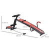 Adjustable Sit Up Bench with Twist Waist Disc, Elevate your workouts with the HOMCOM Adjustable Sit Up Bench featuring a twist waist disc for versatile exercises at home or the gym.