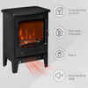 Stylish HOMCOM Electric Fireplace Heater, Cozy up with the HOMCOM Electric Fireplace Heater, featuring stunning flame effects and safe overheat protection for warm, stylish decor.