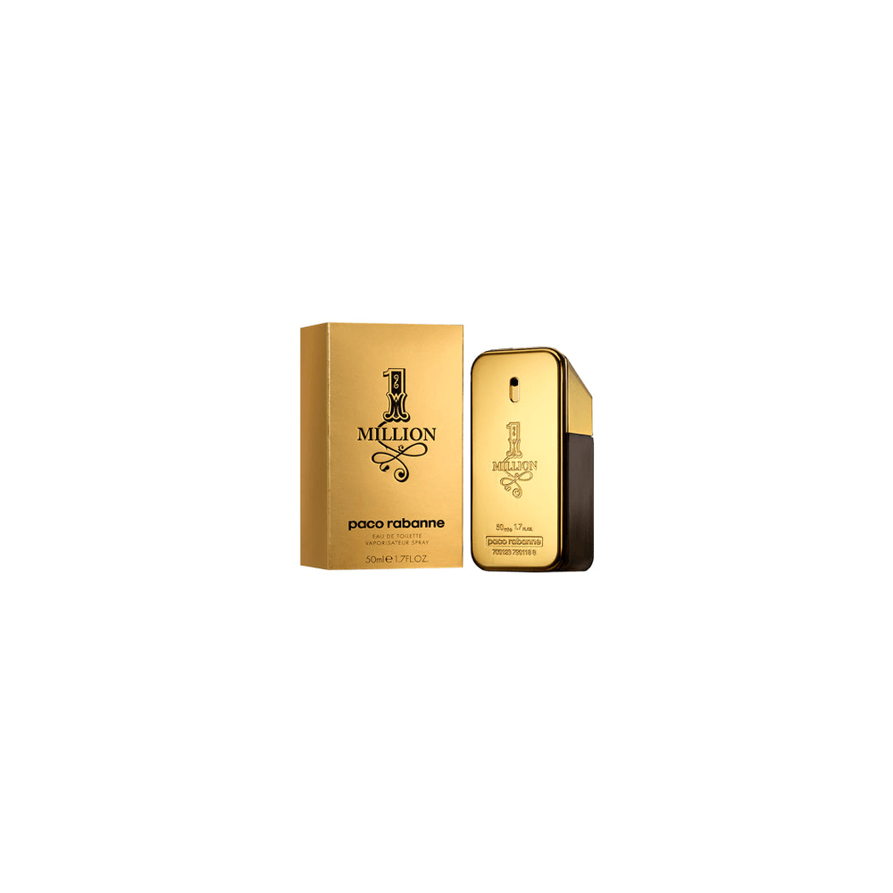 Paco Rabanne 1 Million - 50ml Bold Fragrance, Discover 1 Million by Paco Rabanne, a luxurious, bold scent with fresh, spicy, and leather notes. Perfect for a captivating and masculine presence.