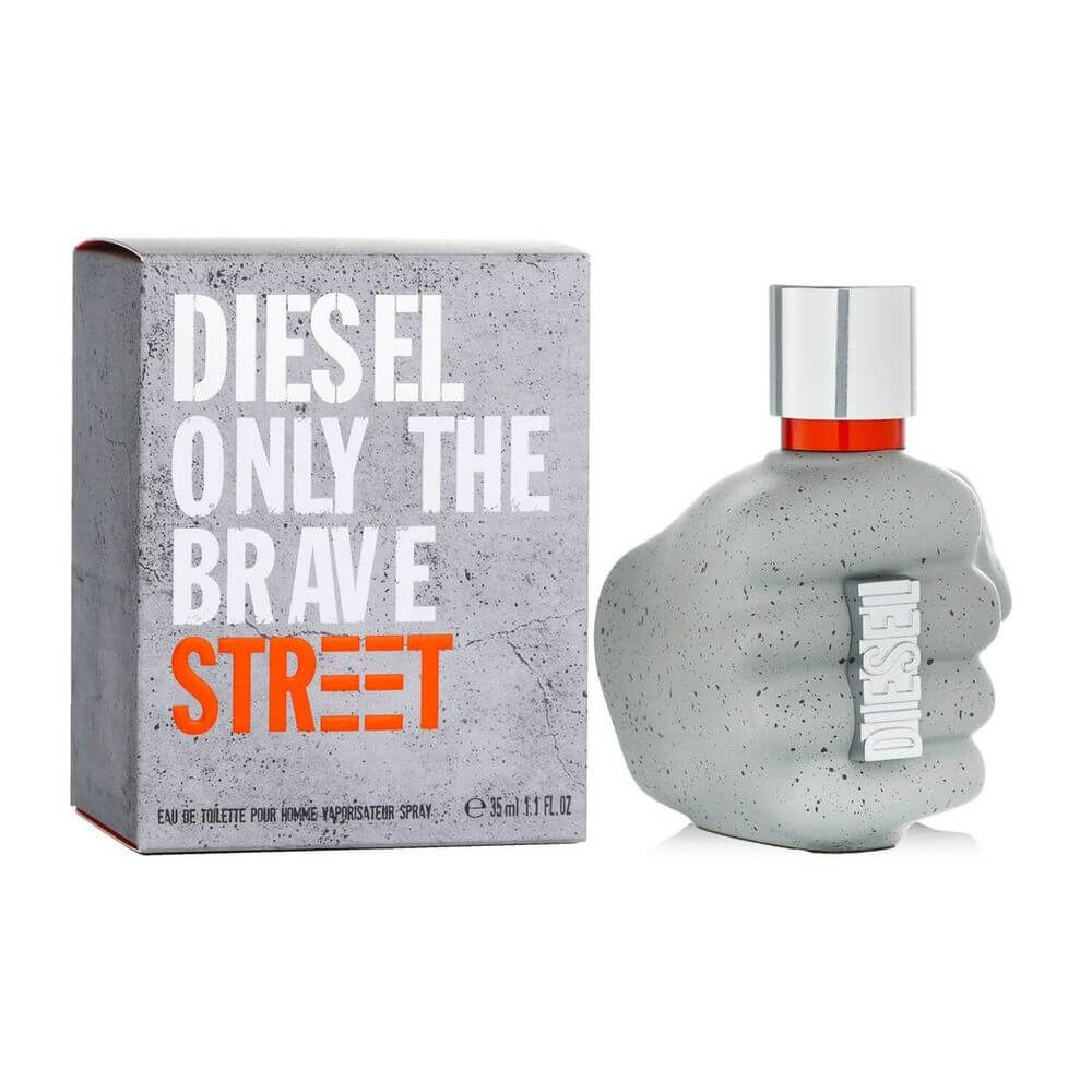 Diesel Only The Brave Street EDT 35ml, Experience bold urban adventure with Diesel Only The Brave Street. This 35ml EDT captures dynamic citrus notes for the modern, self-assured man.