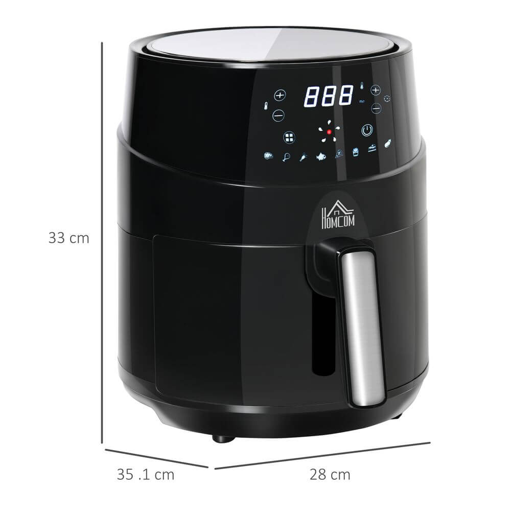 HealthMonster 4.5L Air Fryer - Healthy Cooking, Cook with 85% less oil! Enjoy crispy, low-fat meals with the HealthMonster 4.5L Digital Air Fryer. Perfect for guilt-free frying.